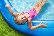 Happy Child Swimming
