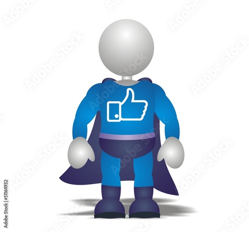 Vector: like - likeman like - likeman