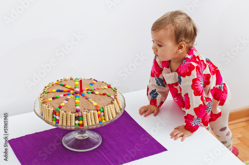 Photo: One Year Birthday Baby One Year Birthday Baby