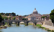 Rom Impressionen mit Tiber und Petersdom