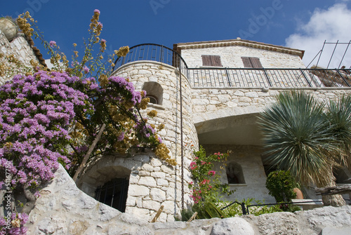 Photo: haus aus steinen in eze, Frankreich haus aus steinen in eze, Frankreich