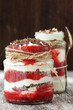 Dessert in jar