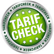 Button "Tarifcheck" grün/silber
