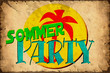 Retroplakat - Sommerparty