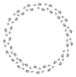 Shoe prints