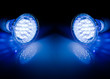 Foto: Beams of led lamps Beams of led lamps