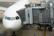 Airplane passenger boarding