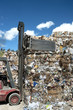 Pile of papers in a recycle center