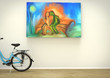 Bicycle in the living room