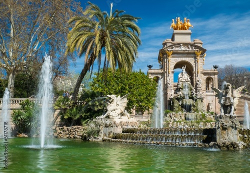 Photo: Fountain in a Parc de la Ciutadella, Barcelona Fountain in a Parc de la Ciutadella, Barcelona