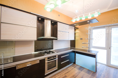 Photo: Interior of modern kitchen Interior of modern kitchen