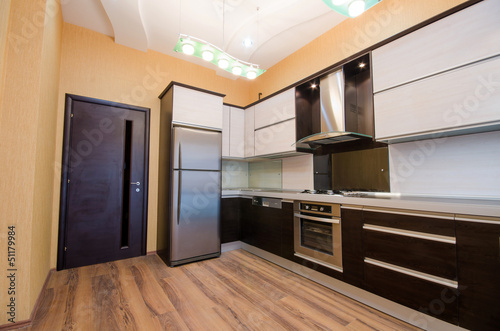 Photo: Interior of modern kitchen Interior of modern kitchen