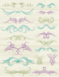 decorative elements, vector