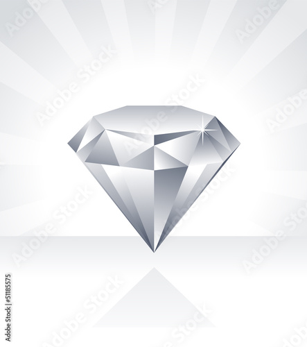 Vector: Shiny Diamond Illustration Shiny Diamond Illustration