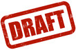 Grunge Stempel rot DRAFT