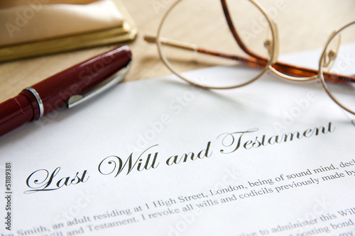 Photo: Last Will and Testament Concept Last Will and Testament Concept
