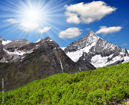 Photo: Weisshorn - Swiss alps Weisshorn - Swiss alps