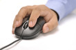 Hand Holding A Mouse