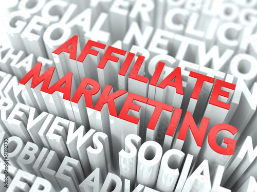 Illustration: Affiliate Marketing Concept. Affiliate Marketing Concept.