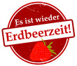 Vektor: Erdbeerzeit Erdbeerzeit