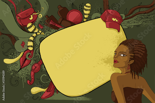 Vector: Black Woman Black Woman