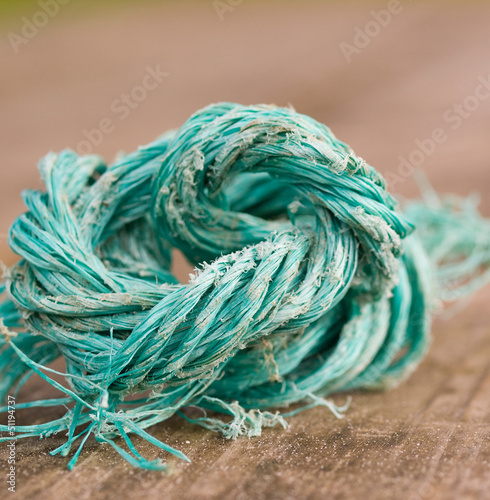 Photo: Deteriorated piece of string Deteriorated piece of string