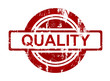 Red quality stamp