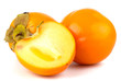 Persimmon fruit isolated on white background