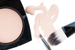 Set for professional make-up on white