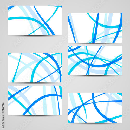 Vector: Vector business-card set for your design, abstract Illustration. Vector business-card set for your design, abstract Illustration.