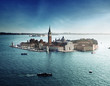 view of San Giorgio island, Venice, Italy