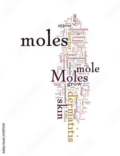 Vector: Common Skin Conditions Dermatitis and Moles Common Skin Conditions Dermatitis and Moles