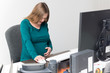 Pregnant  Woman at Workplace