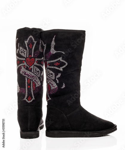 Photo: Female black boots Female black boots