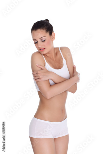 Photo: young woman in underwear young woman in underwear