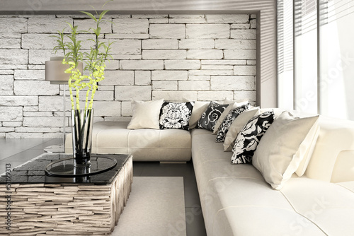 Illustration: Modern Loft with Living Room | Interior Architecture Modern Loft with Living Room | Interior Architecture