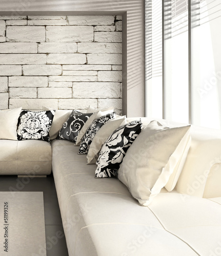 Illustration: Modern Loft with Living Room | Interior Architecture Modern Loft with Living Room | Interior Architecture