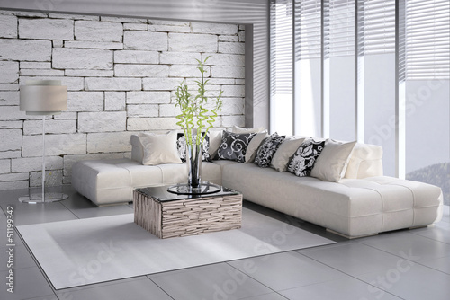Illustration: Modern Loft with Living Room | Interior Architecture Modern Loft with Living Room | Interior Architecture