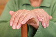 Old woman's hands