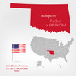AmericanMap Oklahoma a