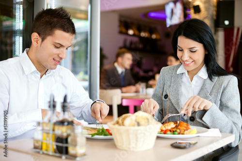 Photo: business lunch business lunch