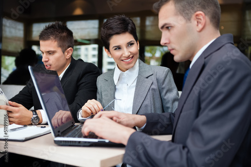 Photo: Business team at a meeting Business team at a meeting