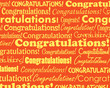 Vector: Congratulations collage Congratulations collage
