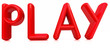 3d text "PLAY"