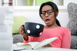 tired student yawning