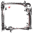 Vector decorative frame on white background