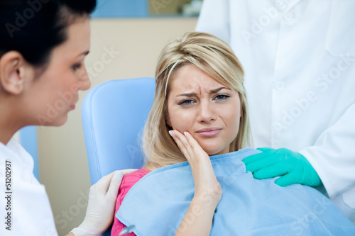 Photo: woman at the dentist woman at the dentist
