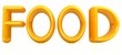 3d text "Food"