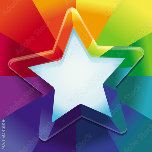Vector: Vector abstract background in rainbow colours Vector abstract background in rainbow colours