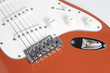 Photo: Red electric guitar Red electric guitar